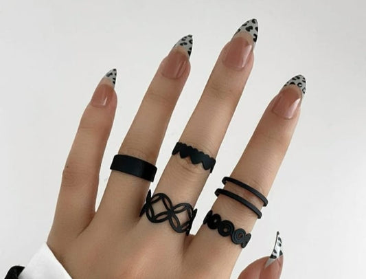 Set of 5 Korean Rings